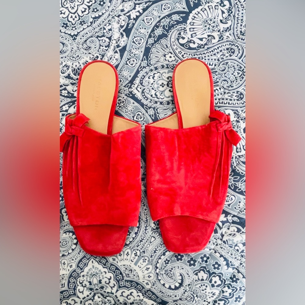 Halston Heritage red flats